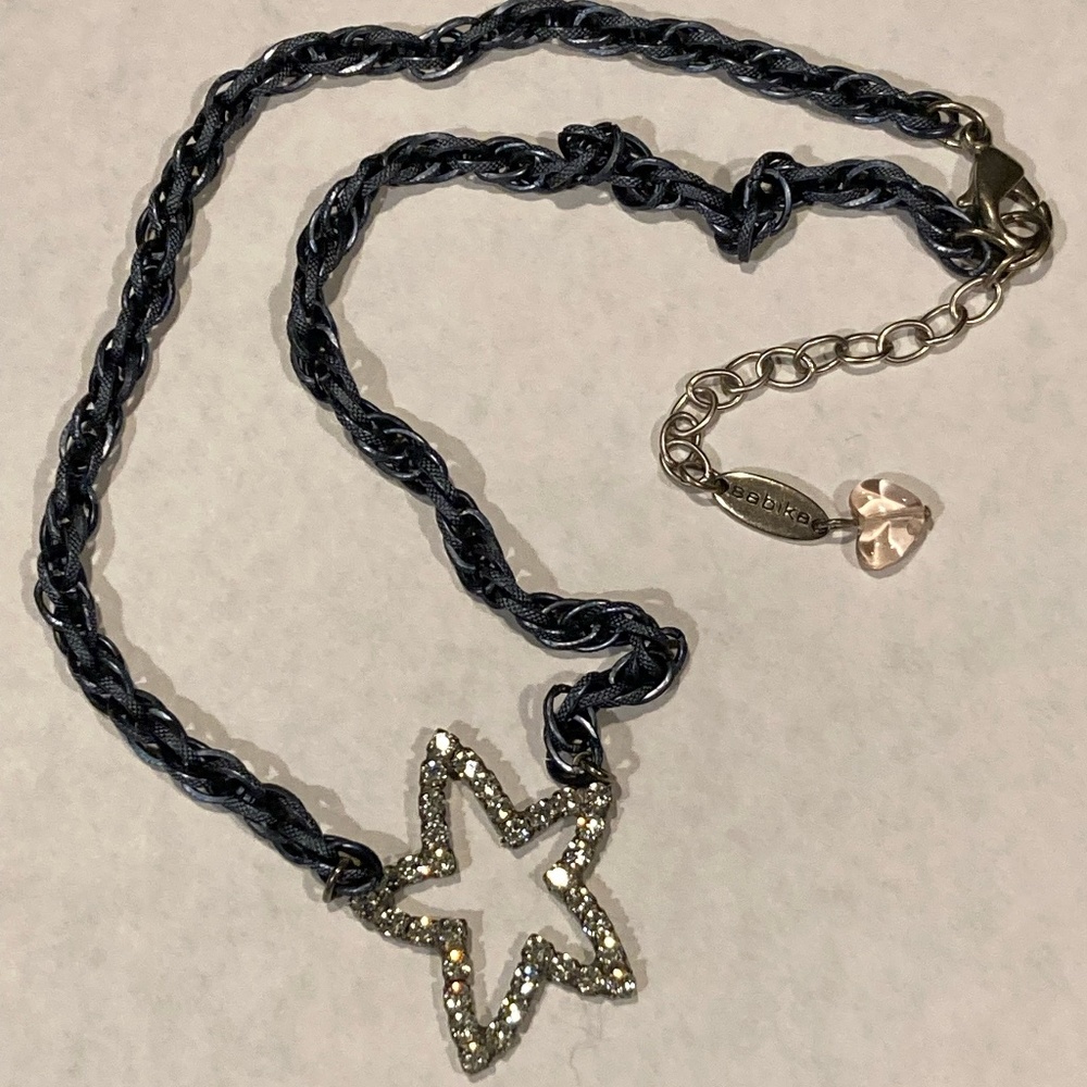 Sabika Star Denim Rope Necklace
